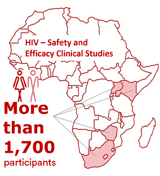 HIV – Safety and Efficacy Clinical Studies (illustration)
