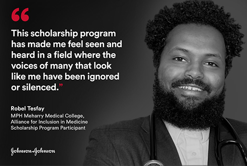 Our Race to Health Equity Quote, Robel Tesfay (photo)
