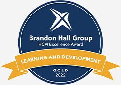 Brandon Hall Gold Award for “Best Advance in Compliance Training” (logo)