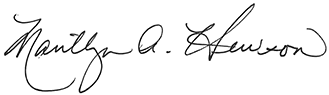 Signature of Marillyn Hewson Lead Director (signature)