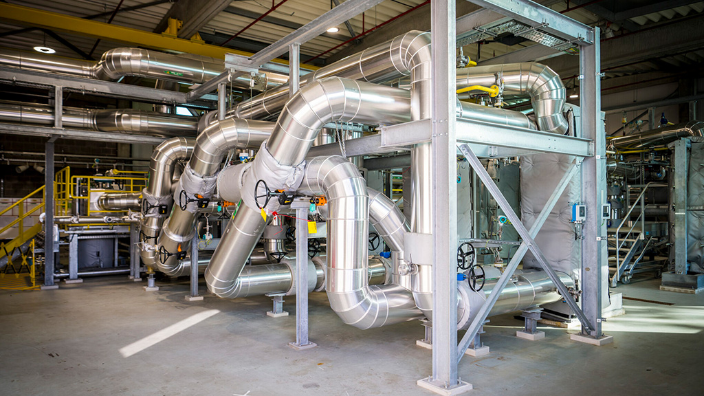 Inside the geothermal energy plant at J&J Innovative Medicine, Beerse, Belgium (photo)